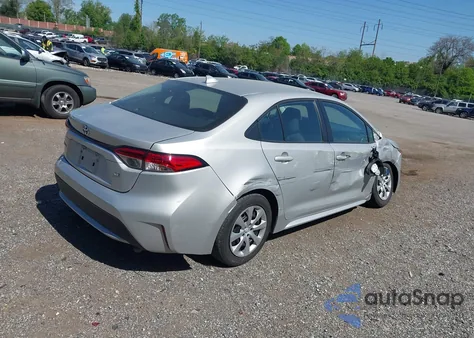 2021 Toyota Corolla Le z USA, uszkodzony, nr VIN 5YFEPMAE0MP211696